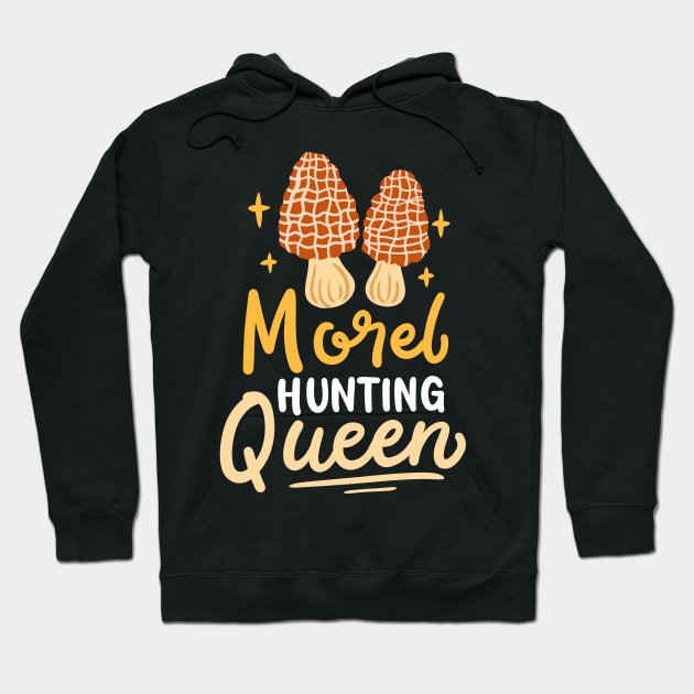 Morel Hunting Mushroom Hoodie by KAWAIITEE